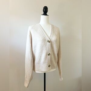 2023 Season - Dynamite Soft Cream Knit Cardigan - size Large